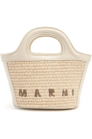 Marni Micro Tropicalia Raffia Effect Bag