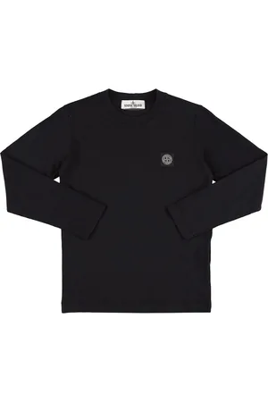 Stone Island Long Sleeve Cotton Jersey T-shirt W/logo