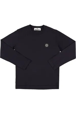 Stone Island Long Sleeve Cotton Jersey T-shirt W/logo