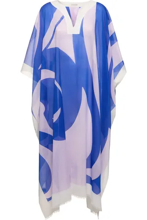 DRIES VAN NOTEN Printed Cotton Voile Caftan