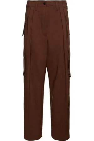 DRIES VAN NOTEN Fluid Viscose Cargo Pants