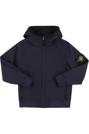 Stone Island Softshell Nylon Jacket W/ Logo Patch