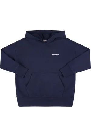 Patagonia Logo Print Cotton Blend Hoodie