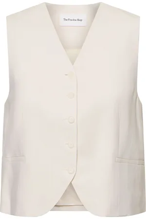 The Frankie Shop Chelsea Viscose & Linen Vest