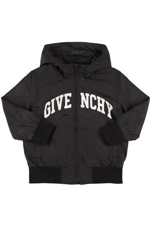 Givenchy Logo Nylon Windbreaker W/hood