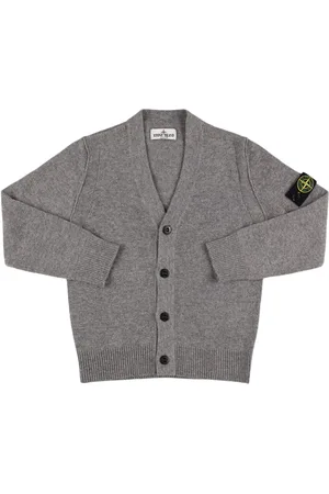 Stone Island Wool Blend Knit Cardigan