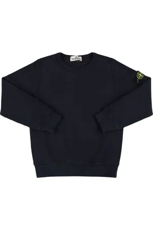 Stone Island Organic Cotton Crewneck Sweatshirt
