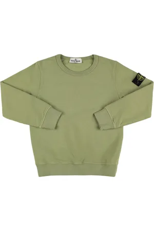 Stone Island Organic Cotton Crewneck Sweatshirt