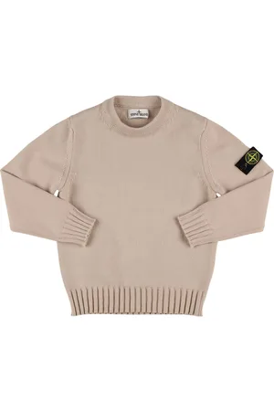 Stone Island Cotton Blend Knit Sweater