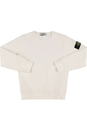 Stone Island Organic Cotton Crewneck Sweatshirt