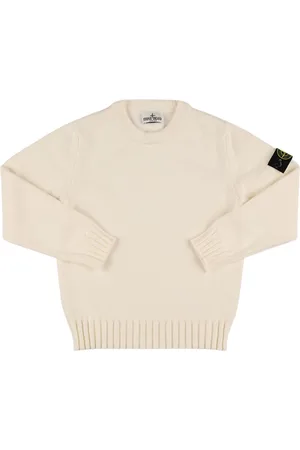 Stone Island Cotton Blend Knit Sweater