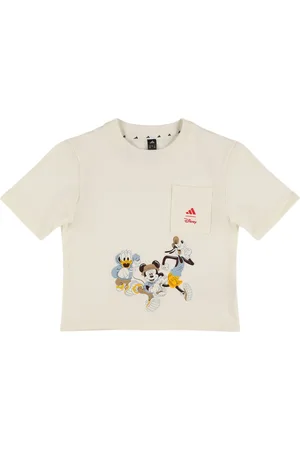adidas Printed Cotton Blend Jersey T-shirt