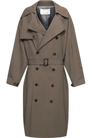 The Frankie Shop Mavis Oversize Long Trench Coat