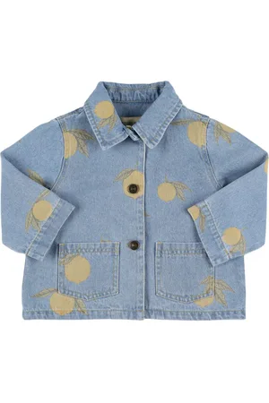 Konges Sløjd Lemon Print Cotton Denim Jacket