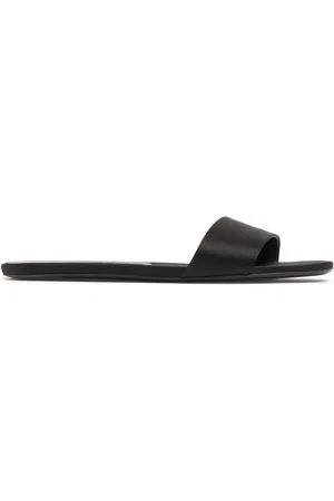 Loulou Studio 10mm Stella Satin Flat Slides