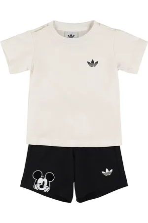 adidas Printed Cotton Jersey T-shirt & Shorts
