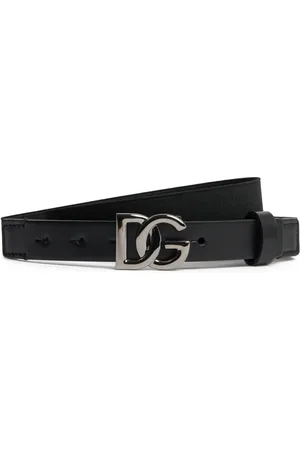 Dolce & Gabbana Leather Logo Belt
