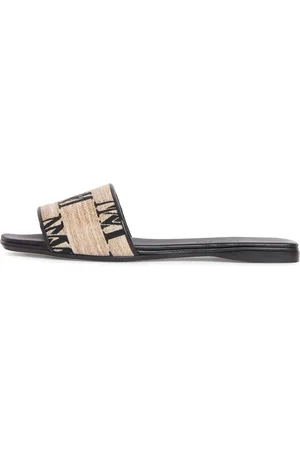Max Mara 5mm Clay Jacquard Flat Slides