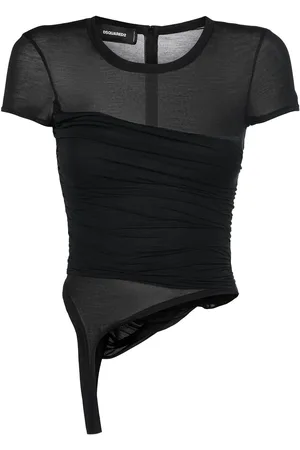 Dsquared2 Modal Jersey Crop Top