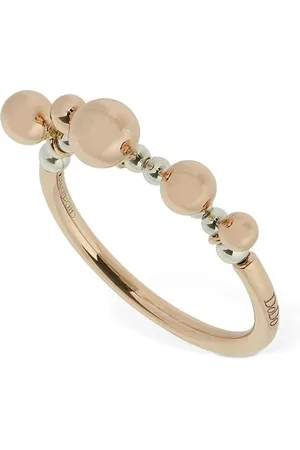 Dodo 9kt Rose Gold Bollicine Thin Ring