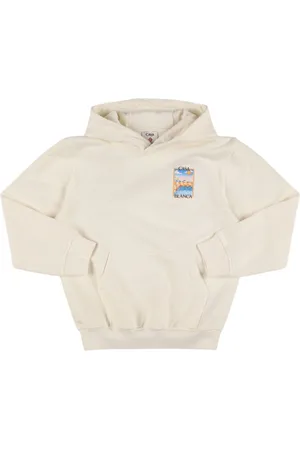 Casablanca Printed Cotton Hooded Sweatshirt