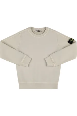Stone Island Organic Cotton Crewneck Sweatshirt