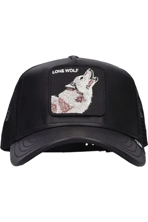 Goorin Bros. Lone Wolf Leather & Mesh Cap