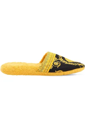 VERSACE Barocco & Robe Cotton Slippers