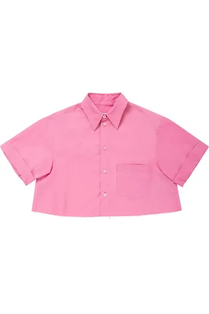 Maison Margiela Cotton Poplin Cropped Shirt