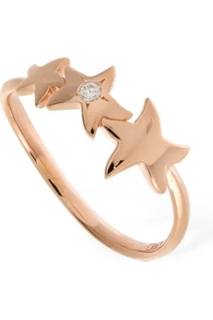 Dodo Stellina 9kt Gold & Diamond Thin Ring
