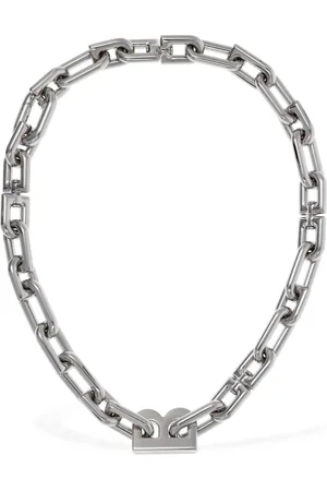 Balenciaga B Chain Thin Short Necklace