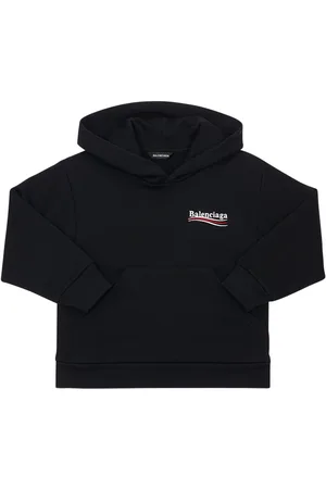 Balenciaga Embroidered Cotton Hoodie