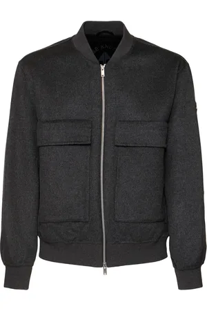 Moose Knuckles Alder Df Wool & Cashmere Bomber Jacket
