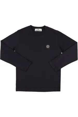 Stone Island Long Sleeve Cotton Jersey T-shirt W/logo