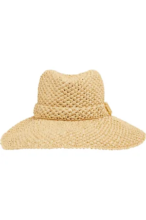 VALENTINO GARAVANI V Logo Signature Straw Hat