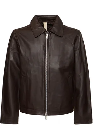 Sunflower Short Leather Jacket