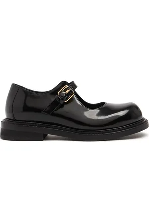 Moschino 40mm Leather Mary Jane Heels