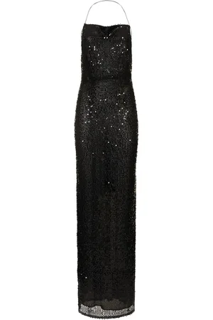 16Arlington Hebe Sequined Open Back Gown