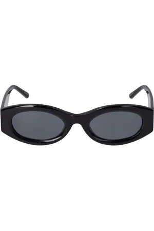 The Attico Berta Oval Acetate Sunglasses