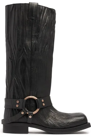 Acne Studios 35mm Balius Leather Biker Boots