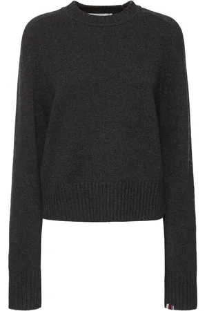 EXTREME CASHMERE Please Cropped Crewneck Sweater