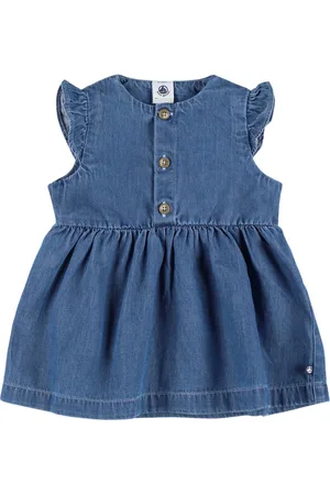 Petit Bateau Cotton Denim Dress