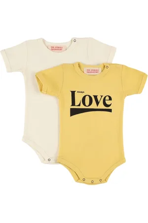 The Animals Observatory Set Of 2 Cotton Jersey Bodysuits