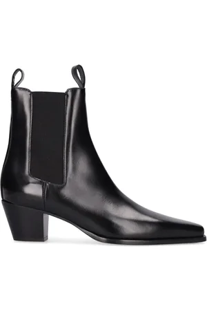 Totême 50mm The City Leather Ankle Boots