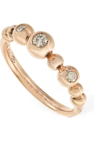 Dodo Bollicine 9kt Gold Ring W/diamonds