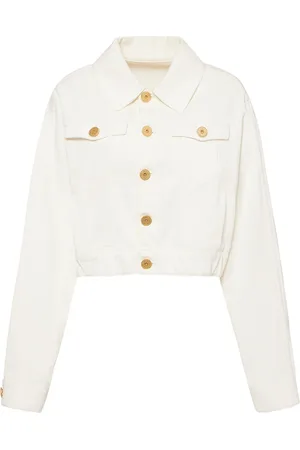 Balmain Denim Cropped Jacket