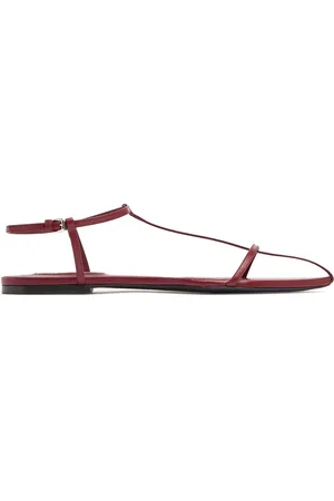 Jil Sander 10mm Leather T-bar Sandals