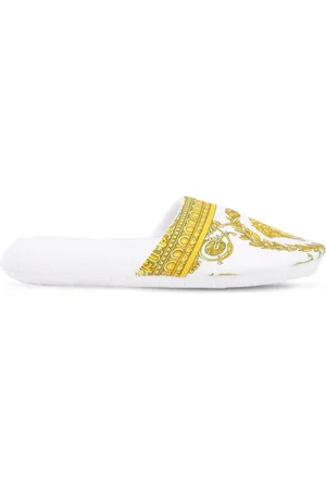 VERSACE Barocco & Robe Cotton Slippers