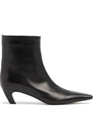 Khaite 50mm Arizona Leather Ankle Boots