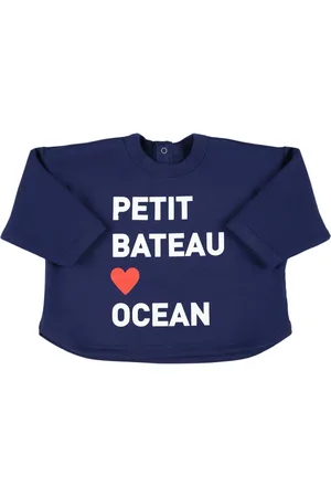 Petit Bateau Printed Cotton Sweatshirt